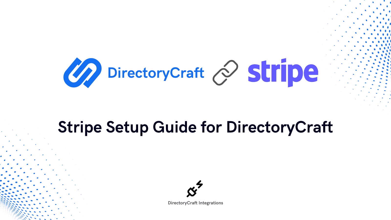 Stripe Setup Guide for DirectoryCraft